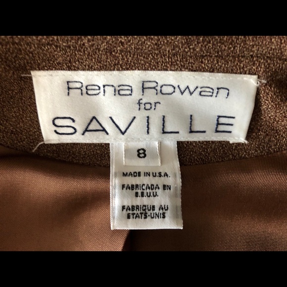 🌹Rena Rowan Saville 100% Worsted Wool Blazer 8🌟 - Picture 10 of 13